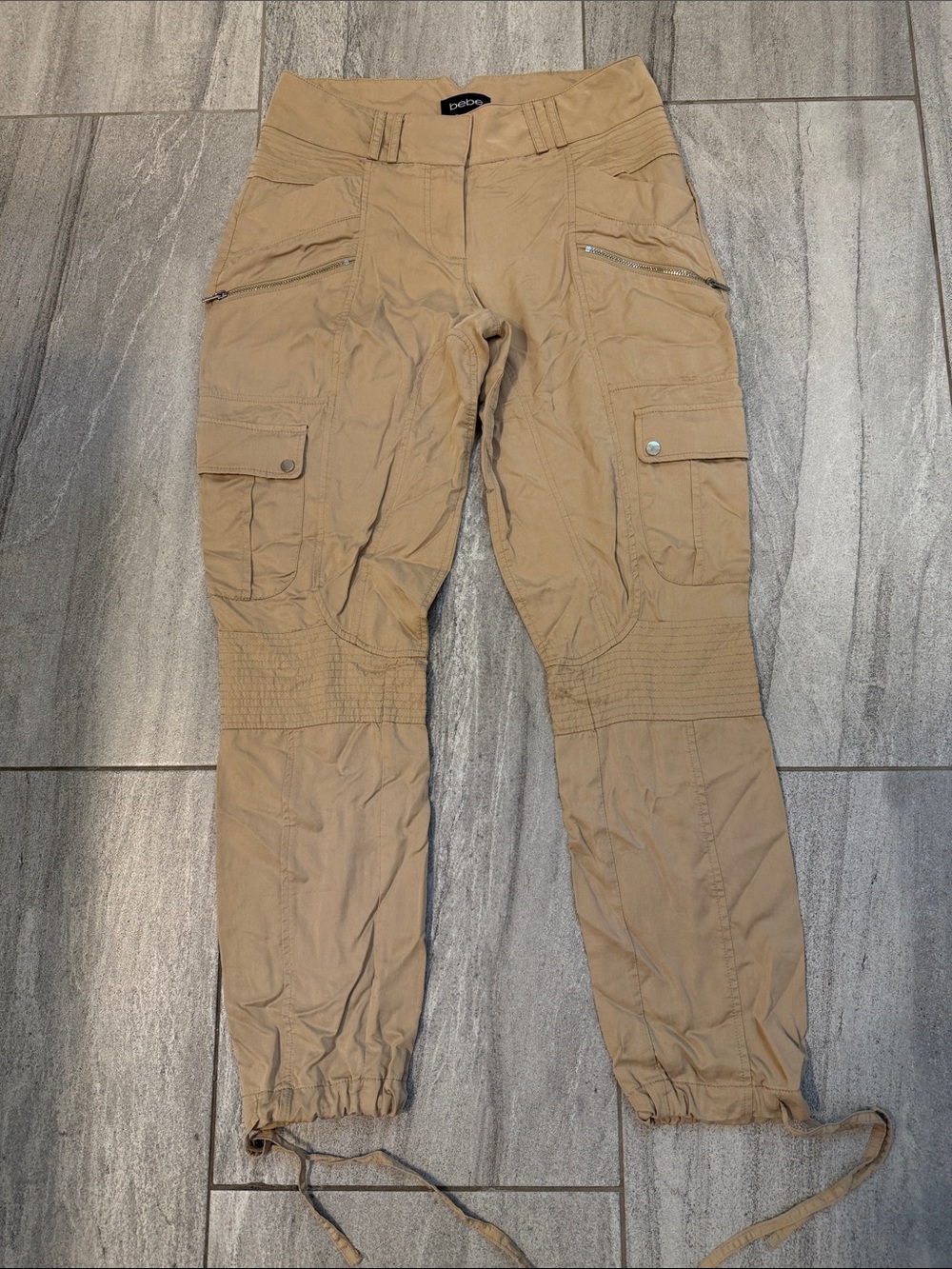 bebe Khaki Cargo Pants